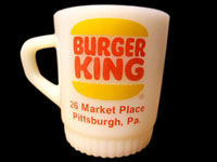 人気商品販売価格 レア マグカップ バーガーキング ファイヤーキング 食器